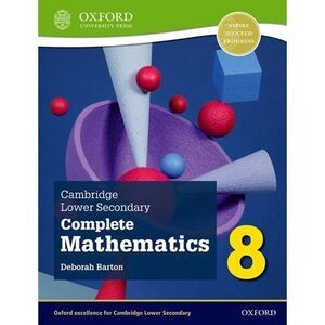 Cambridge Lower Secondary Complete Mathematics 8 Student Book 2nd Edition Set --